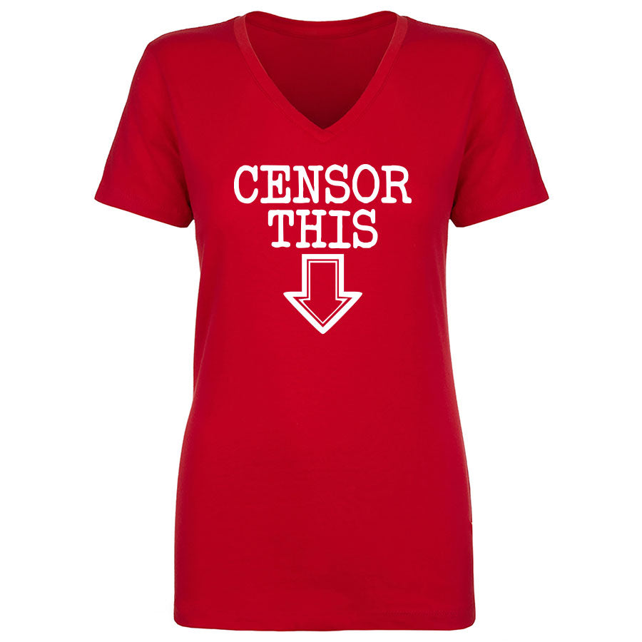 TFHBP - CENSOR THIS - Women's V-Neck
