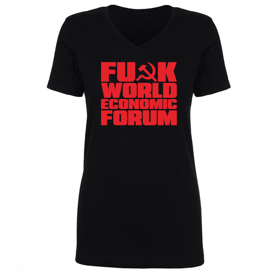 TFHBP - FU@K WORLD ECONOMIC FORUM - Women's V-Neck
