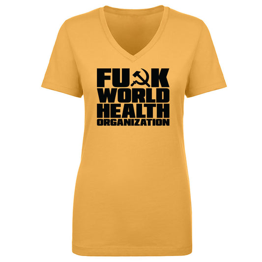TFHBP - FU@K WORLD HEALTH ORG - Women's V-Neck