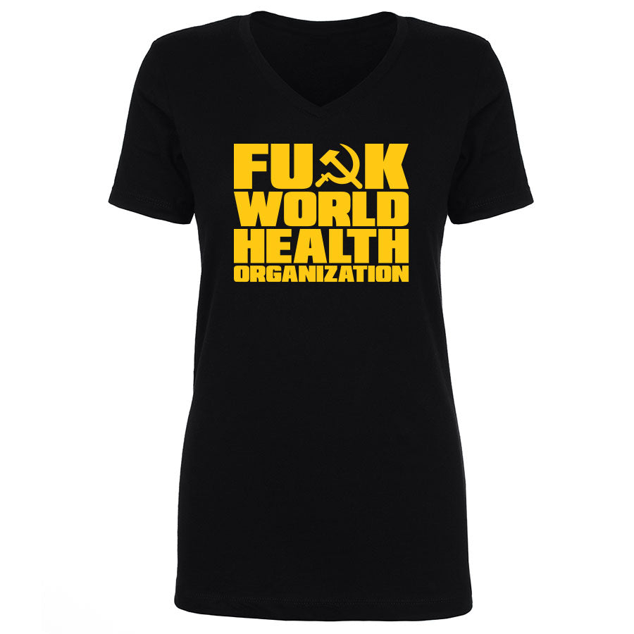 TFHBP - FU@K WORLD HEALTH ORG - Women's V-Neck