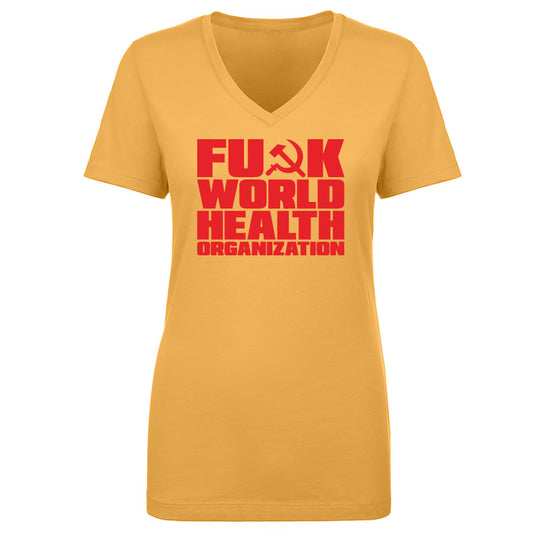 TFHBP - FU@K WORLD HEALTH ORG - Women's V-Neck