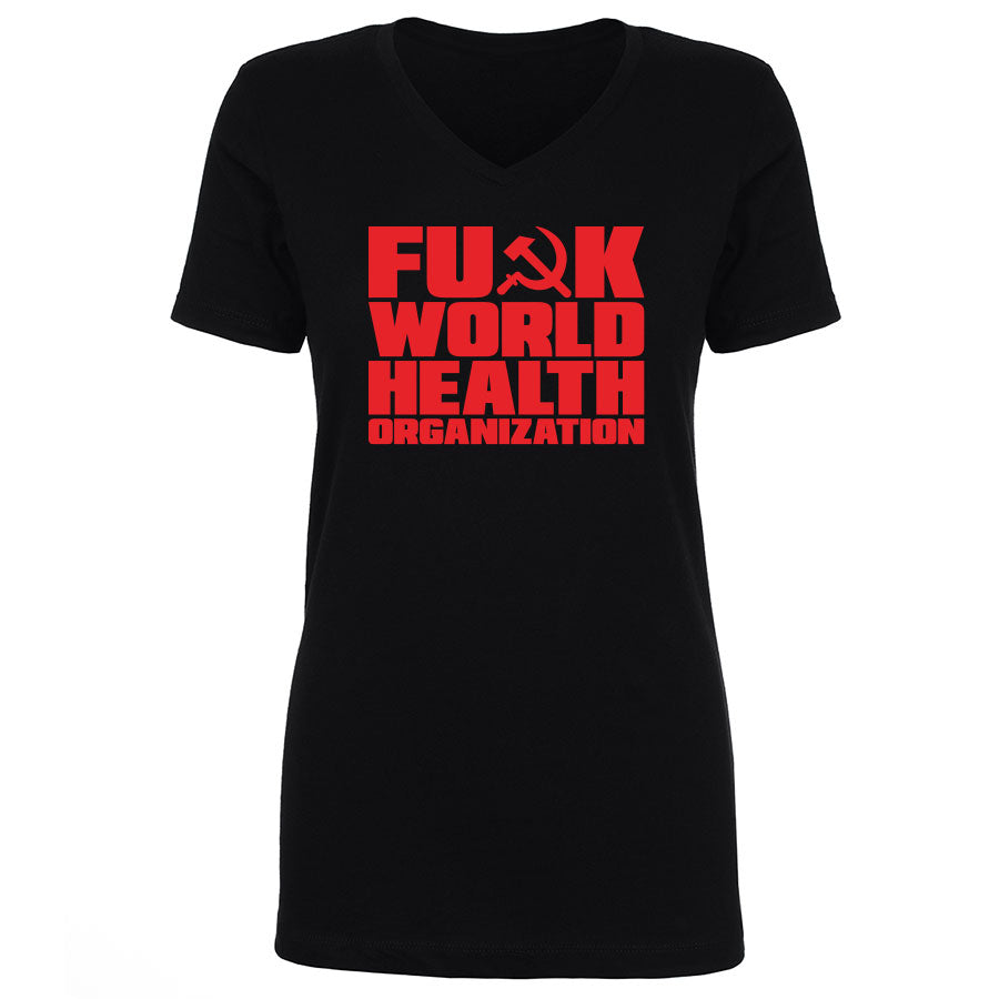 TFHBP - FU@K WORLD HEALTH ORG - Women's V-Neck