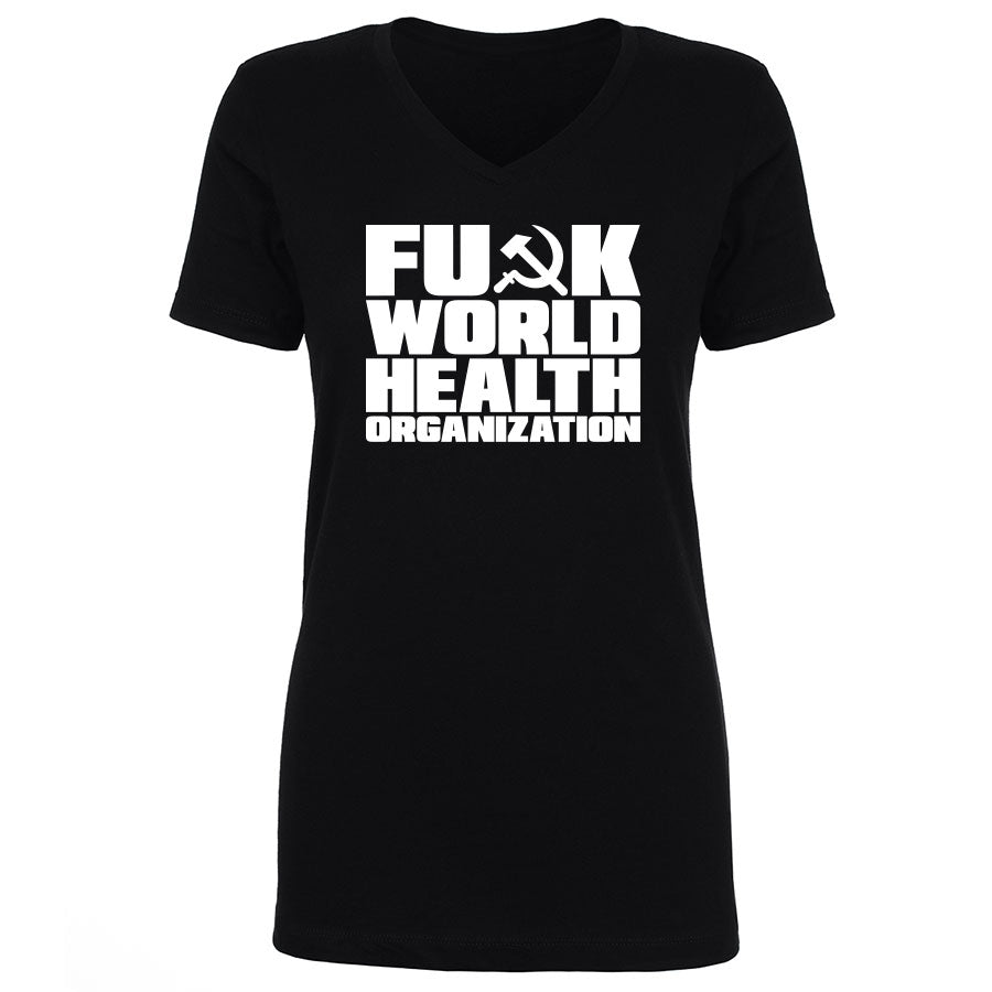 TFHBP - FU@K WORLD HEALTH ORG - Women's V-Neck