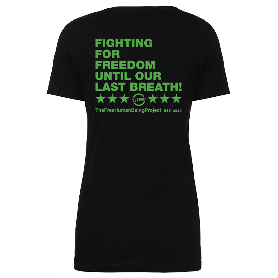 TFHBP - FIGHTING FOR FREEDOM - Women's V-Neck