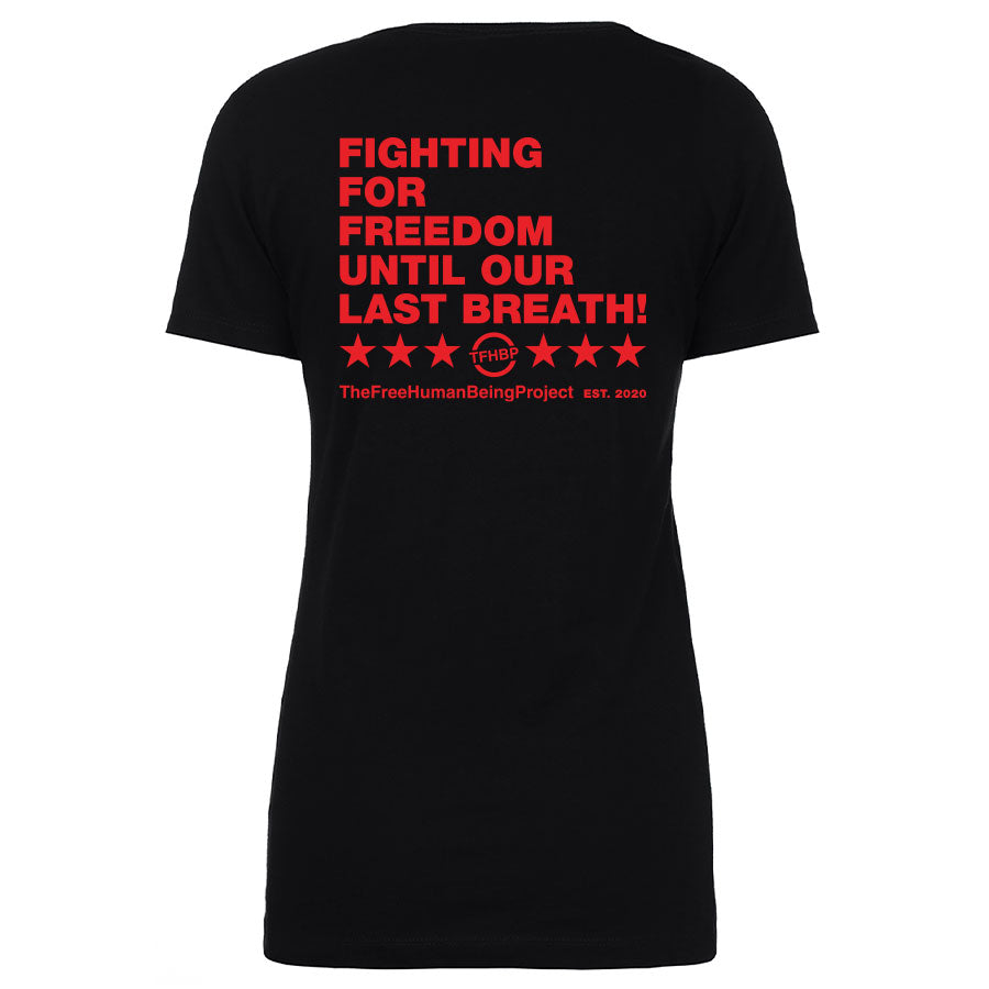 TFHBP - FIGHTING FOR FREEDOM - Women's V-Neck