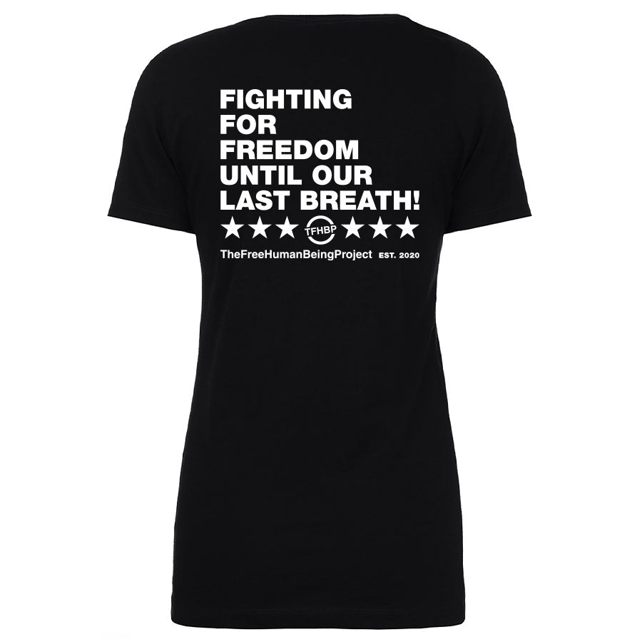 TFHBP - FIGHTING FOR FREEDOM - Women's V-Neck