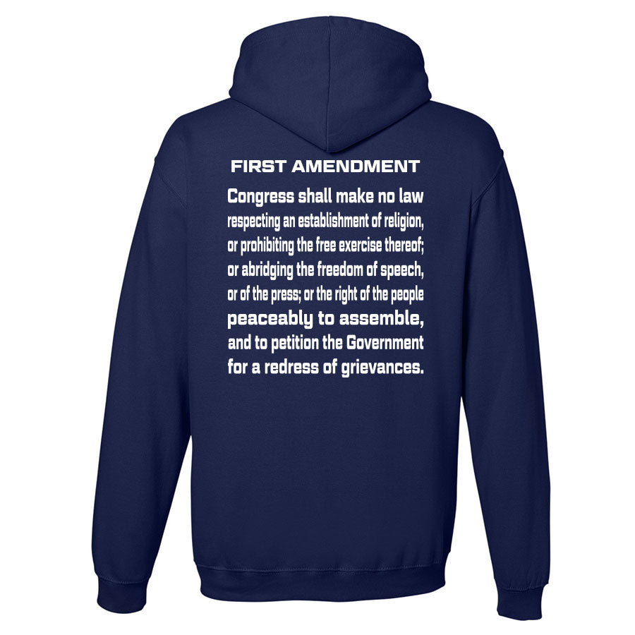 TFHBP - FREE HUMAN BEING - First Amendment Edition - Men's Hoodie