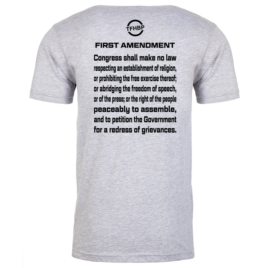 TFHBP - FREE HUMAN BEING - First Amendment Edition - Men's Short Sleeve