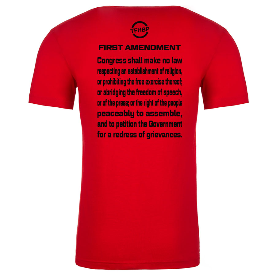 TFHBP - FREE HUMAN BEING - First Amendment Edition - Men's Short Sleeve