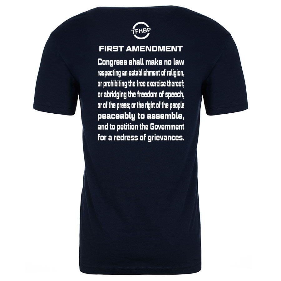 TFHBP - FREE HUMAN BEING - First Amendment Edition - Men's Short Sleeve