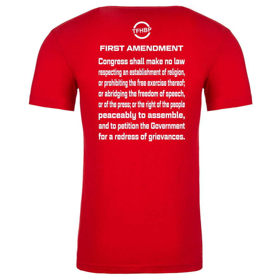 TFHBP - FREE HUMAN BEING - First Amendment Edition - Men's Short Sleeve