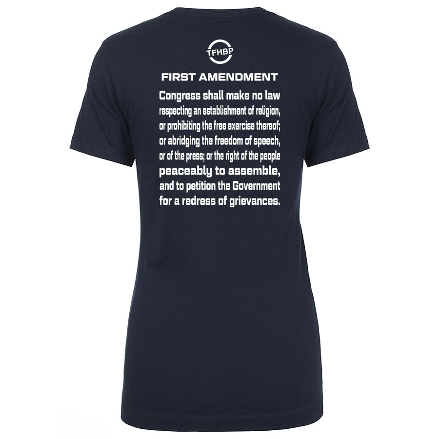 TFHBP - FREE HUMAN BEING - First Amendment Edition - Women's Short Sleeve