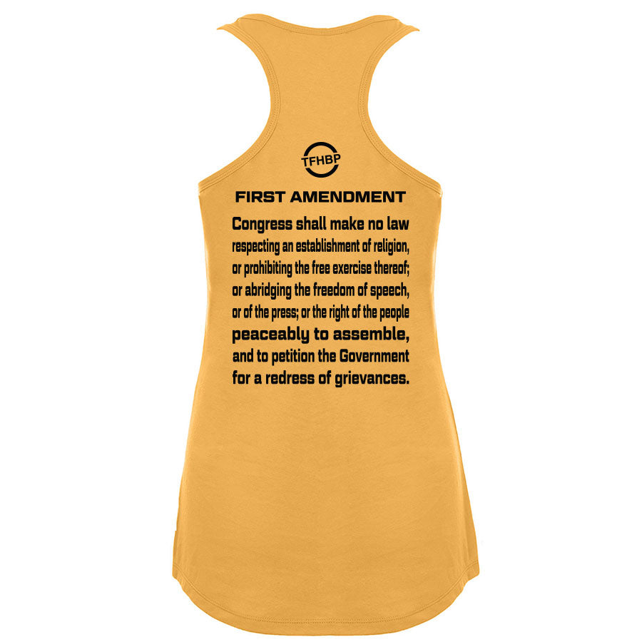 TFHBP - FREE HUMAN BEING - First Amendment Edition - Women's Tank Top