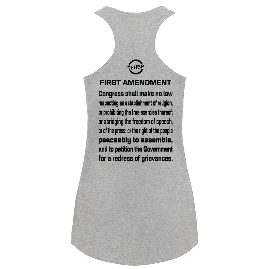 TFHBP - FREE HUMAN BEING - First Amendment Edition - Women's Tank Top