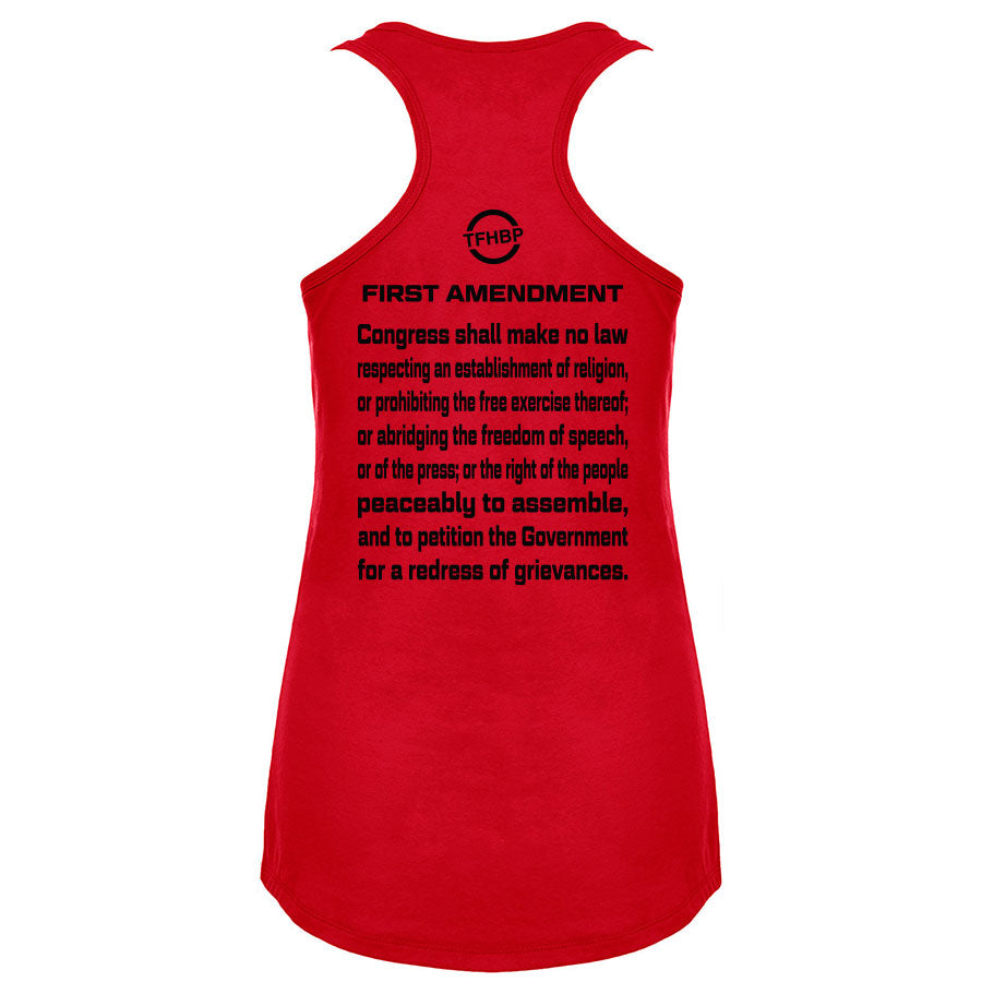 TFHBP - FREE HUMAN BEING - First Amendment Edition - Women's Tank Top