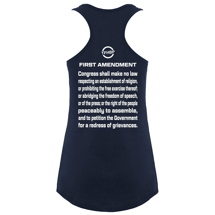 TFHBP - FREE HUMAN BEING - First Amendment Edition - Women's Tank Top