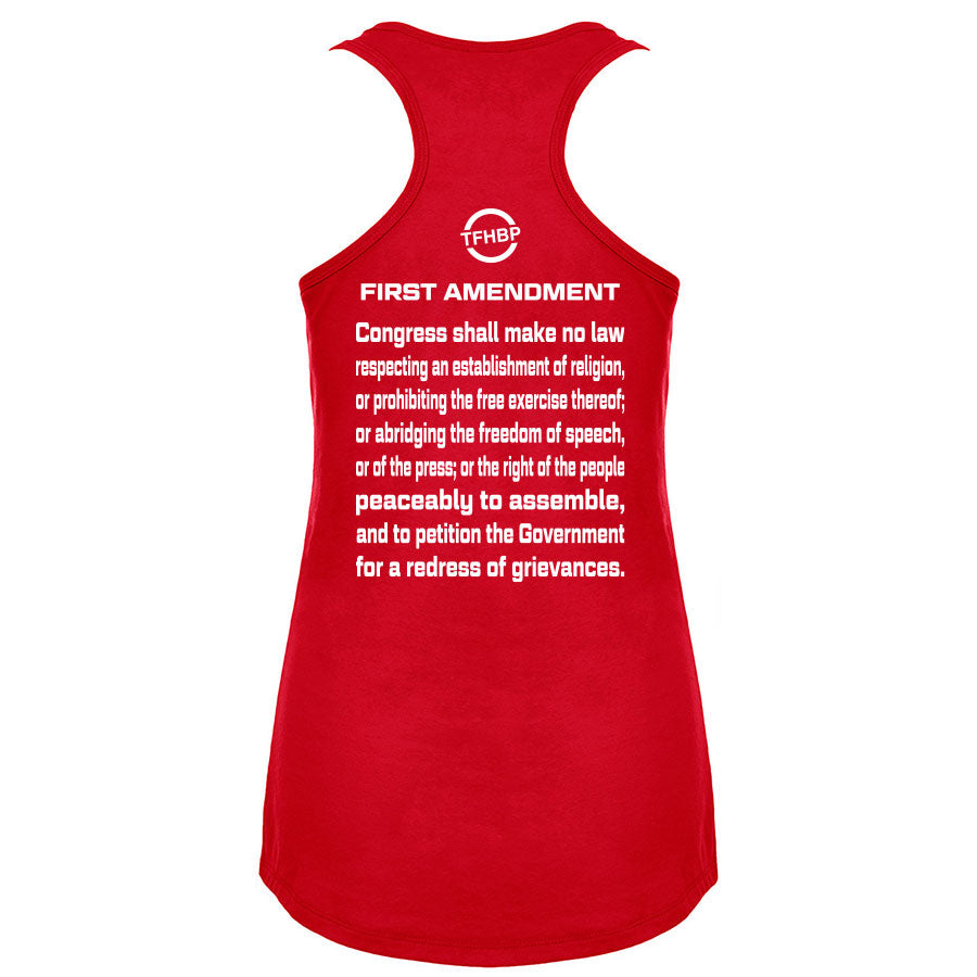 TFHBP - FREE HUMAN BEING - First Amendment Edition - Women's Tank Top