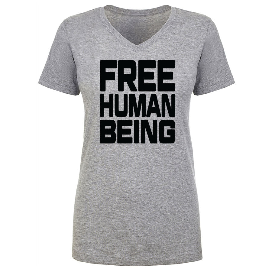 TFHBP - FREE HUMAN BEING - First Amendment Edition - Women's V-Neck
