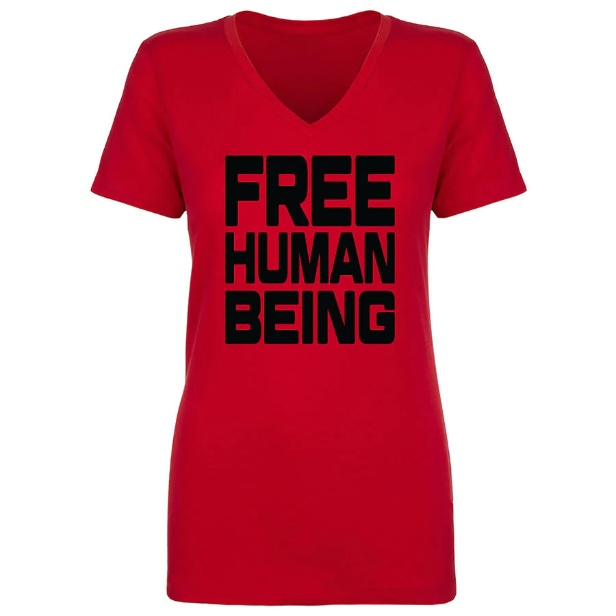 TFHBP - FREE HUMAN BEING - Women's V-Neck