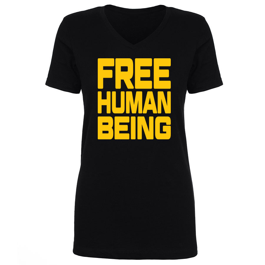 TFHBP - FREE HUMAN BEING - Women's V-Neck