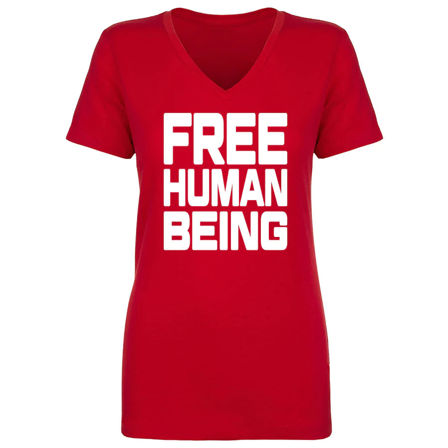 TFHBP - FREE HUMAN BEING - Women's V-Neck