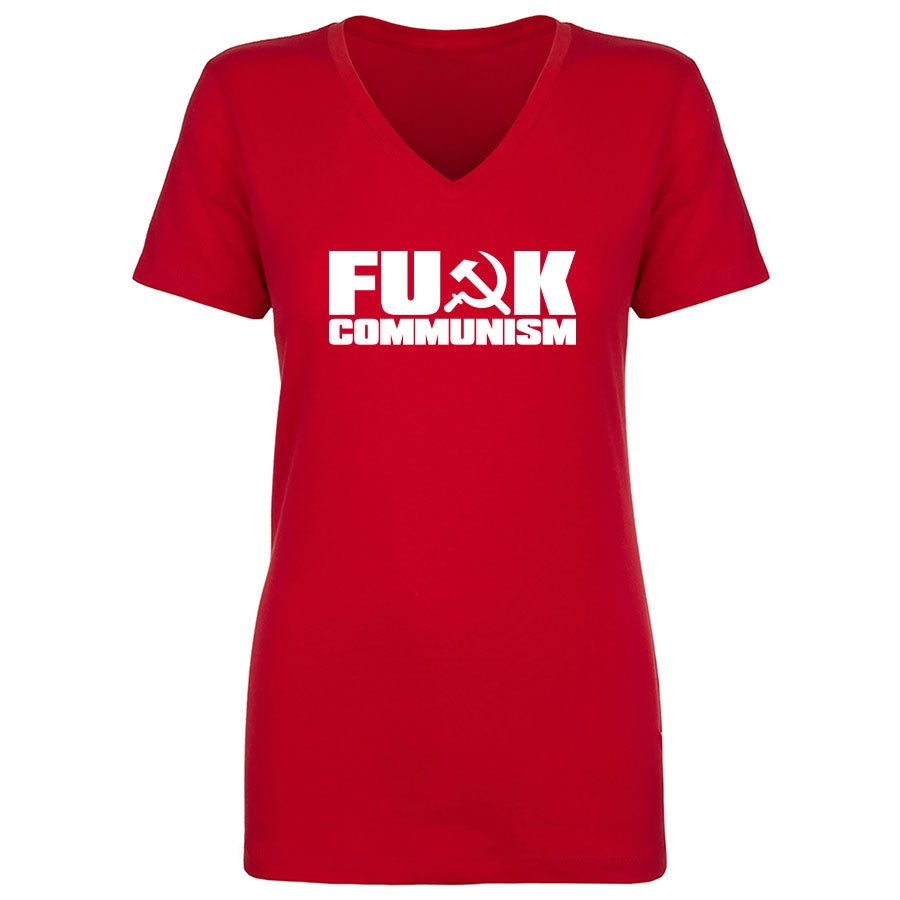 TFHBP - FU@K COMMUNISM - Women's V-Neck