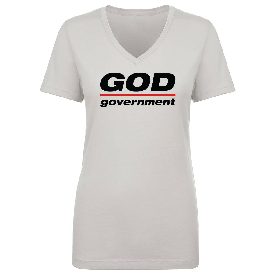 TFHBP - GOD over government - Women's V-Neck