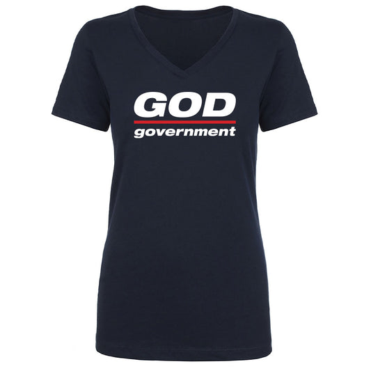TFHBP - GOD over government - Women's V-Neck
