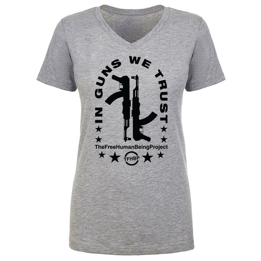TFHBP - IN GUNS WE TRUST - Women's V-Neck