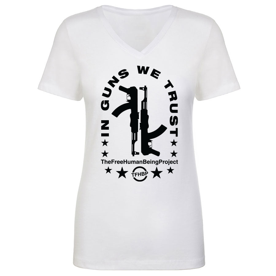 TFHBP - IN GUNS WE TRUST - Women's V-Neck