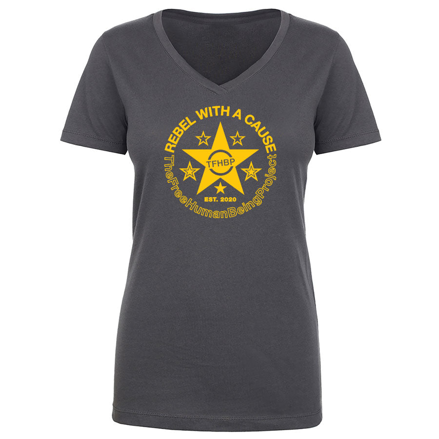 TFHBP - REBEL WITH A CAUSE - Women's V-Neck