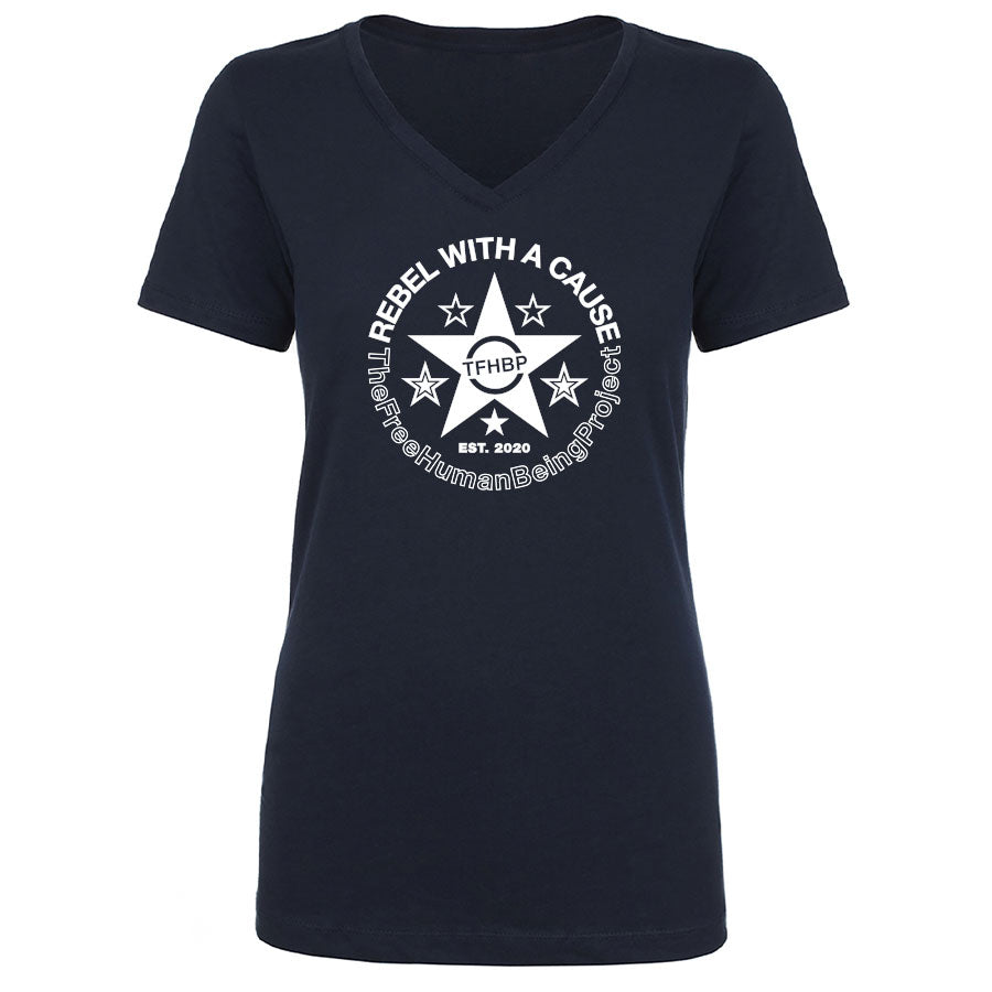 TFHBP - REBEL WITH A CAUSE - Women's V-Neck