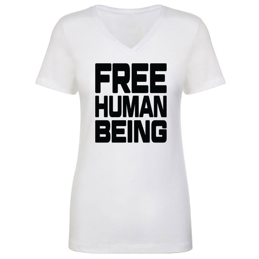 TFHBP - FREE HUMAN BEING - First Amendment Edition - Women's V-Neck