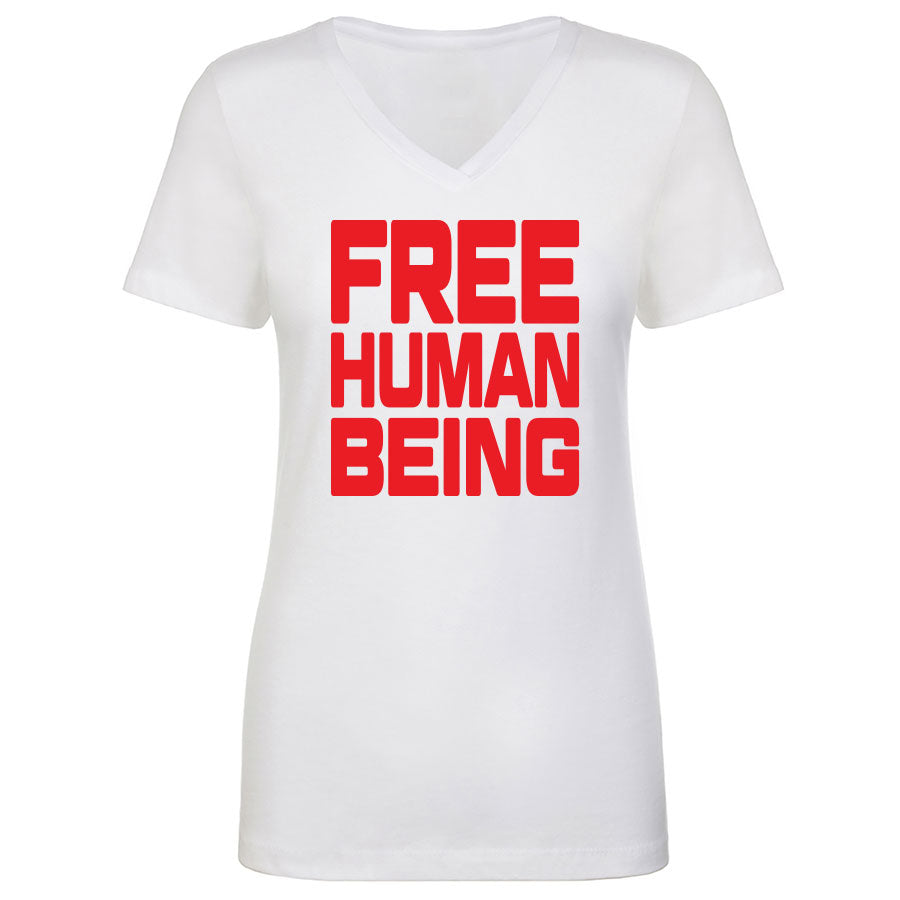 TFHBP - FREE HUMAN BEING - Women's V-Neck