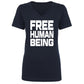 TFHBP - FREE HUMAN BEING - First Amendment Edition - Women's V-Neck